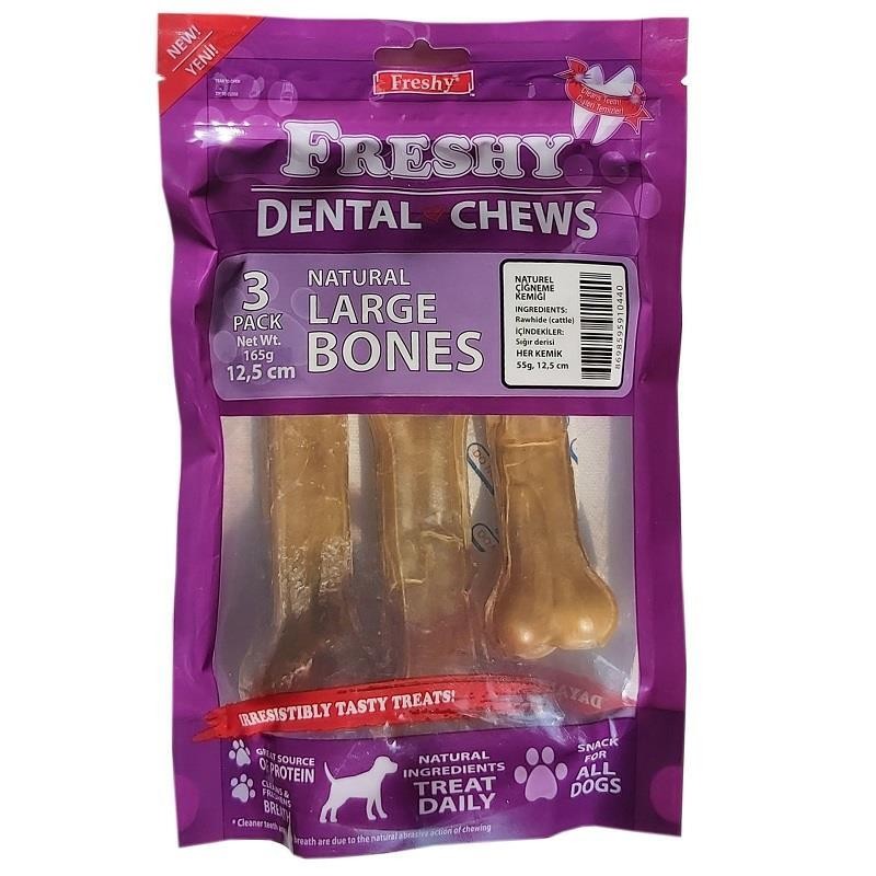 Freshy Dental Natural Kemik Large 3 Adet
