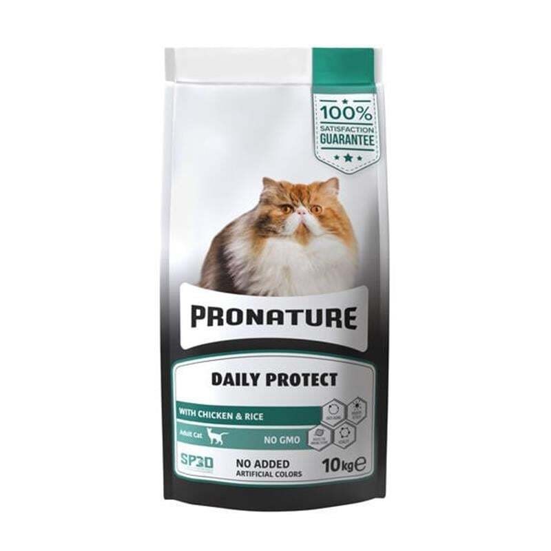 Pronature Tavuklu ve Pirinçli Yetişkin Kedi Maması 10kg