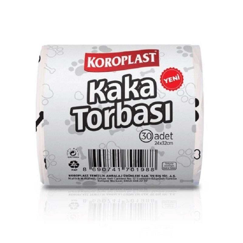 Koroplast Extra Güçlü Kaka Torbası 30 Adet