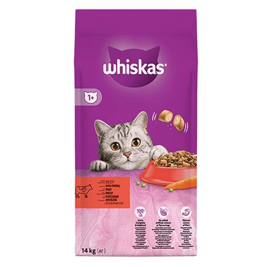 Whiskas Biftekli Havuçlu Kuru Kedi Maması 14 Kg