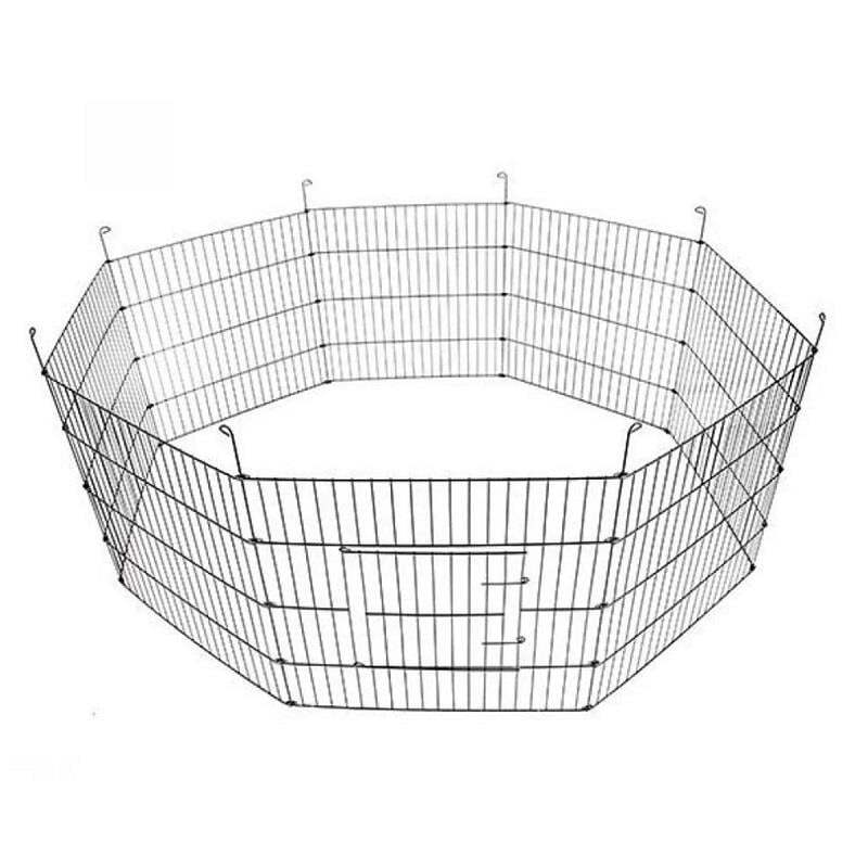 Aqua Boutique Siyah Metal Kedi Köpek Çiti 61*61 CM