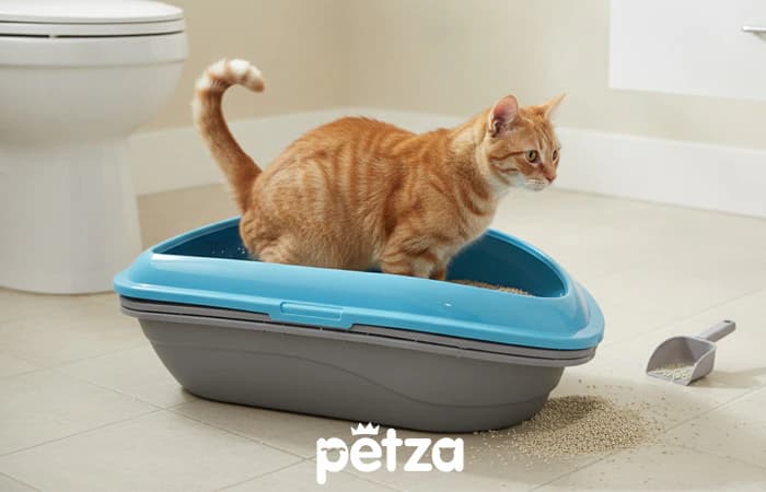 Çınar Elekli Açık Kedi Tuvaleti - Petza