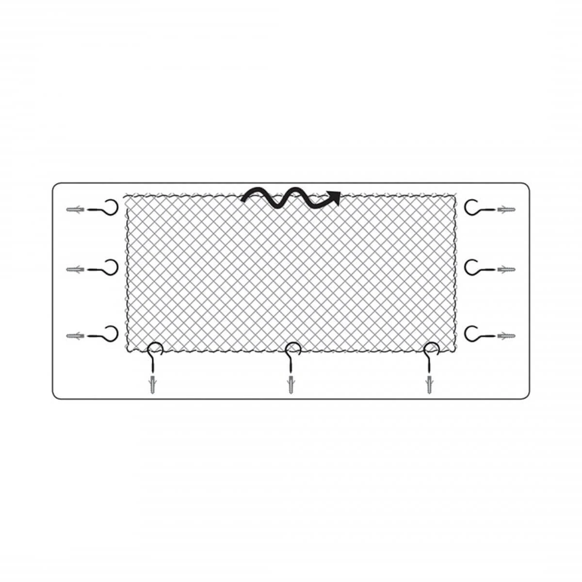 Duvo+ Kedi Güvenlik Ağı 300x200cm