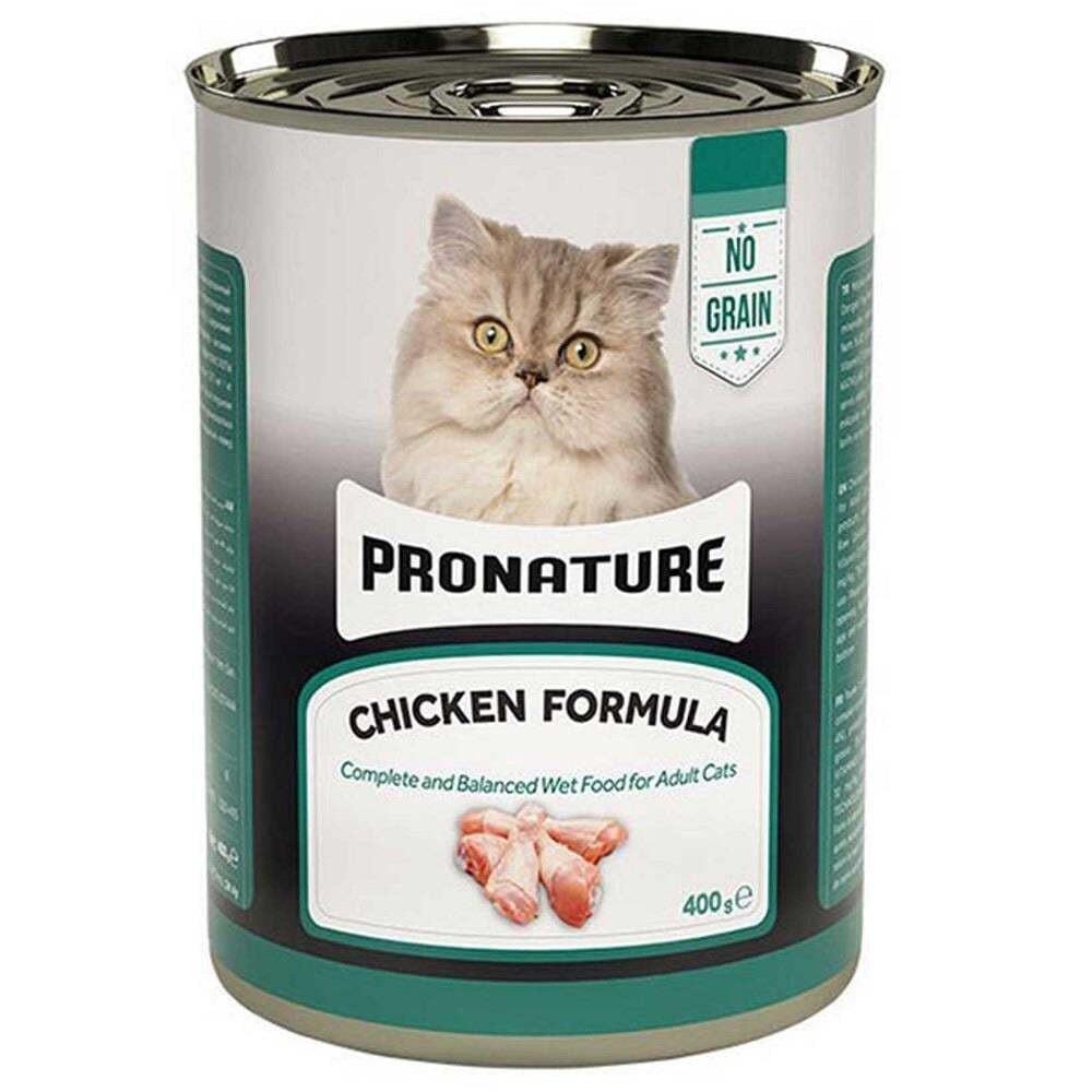 Pronature Tahılsız Tavuklu Ezme Yetişkin Kedi Konservesi 400 Gr