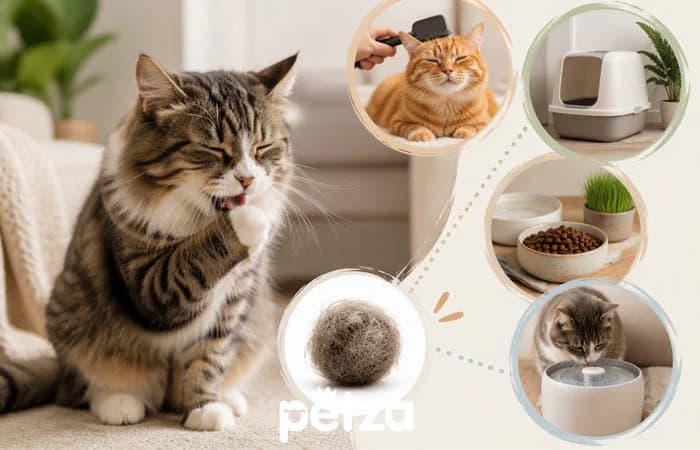 Kedilerde Tüy Yumağı (Hairball) Sorunu