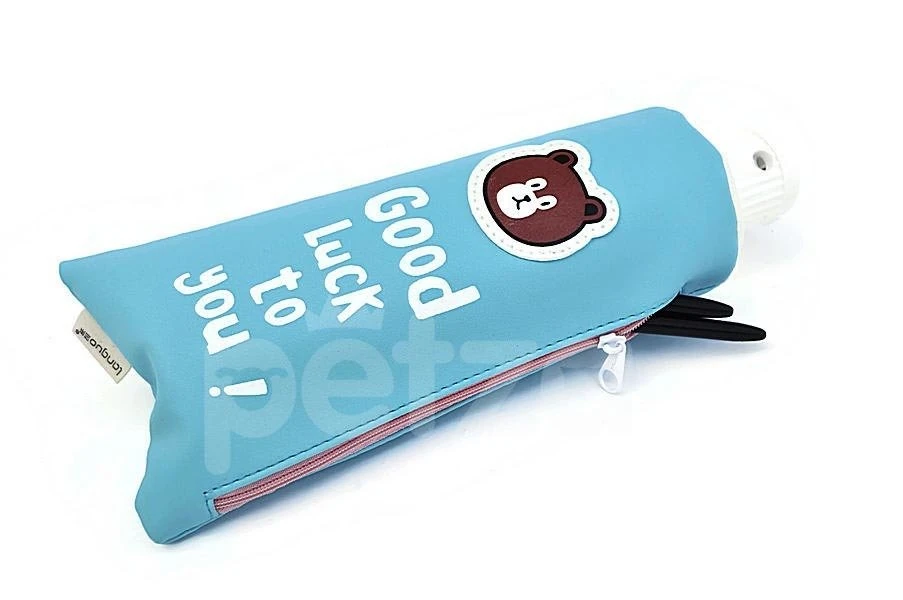 Languo Paste Tube Kalem Kutusu Mavi