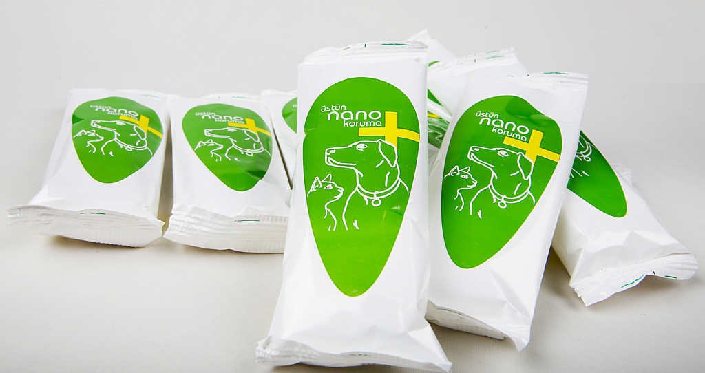 Pet Body Cleaning Antibakteriyel Koku Yok Edici Havlu