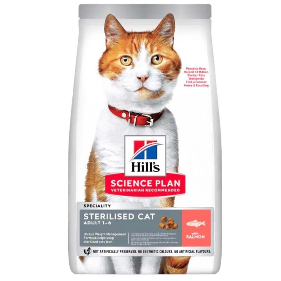 Hills Kısırlaştırılmış Somonlu Kedi Maması 15 Kg