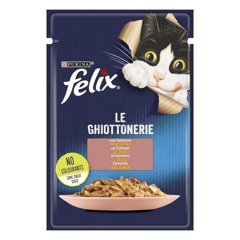 Felix Agail Somonlu  Kedi Yaş Mama 85 Gr