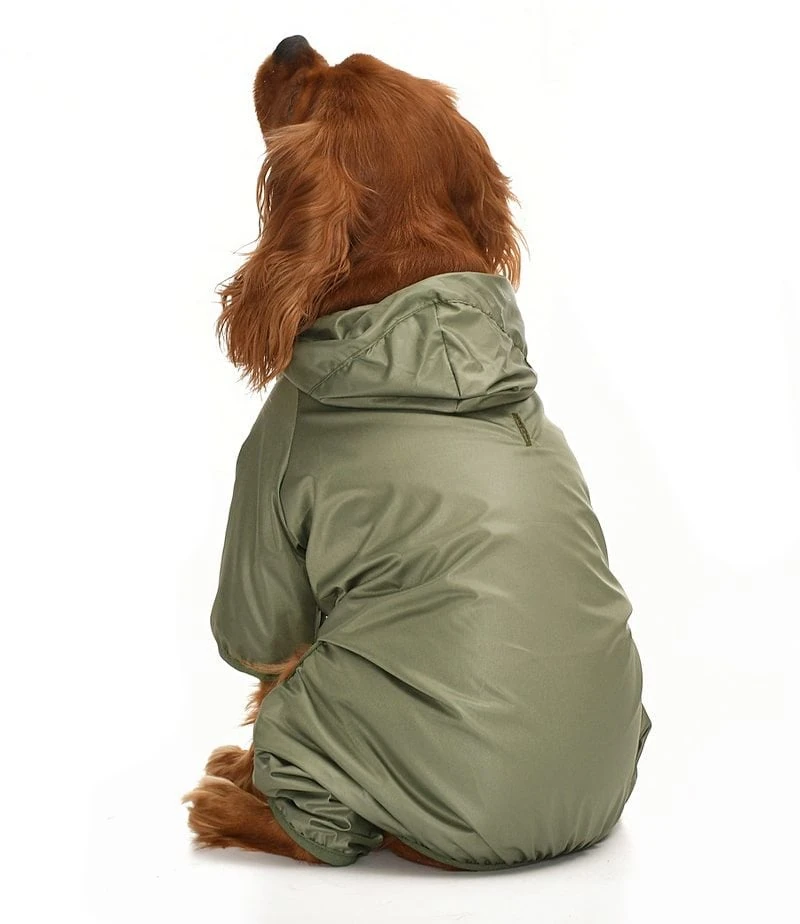 Küçük ve Orta Irk Köpek Paçalı Mont Hurit Yeşil