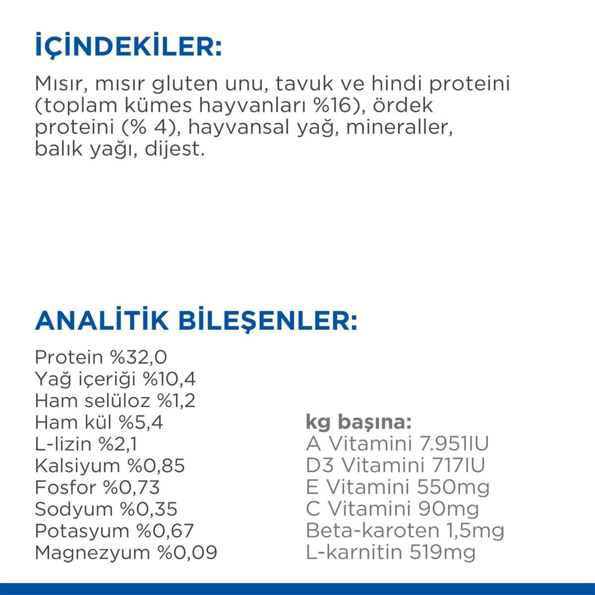 Hills Sterilised Duck Ördekli Kısırlaştırılmış Kedi Maması 1.5 Kg