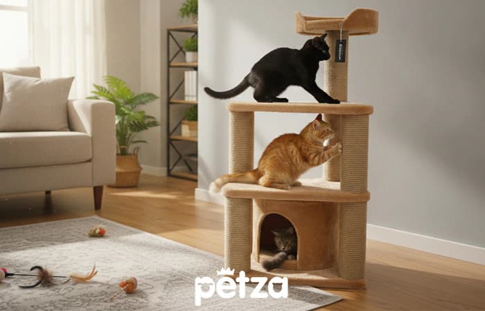Bedspet Basamaklı Kedi Tırmalama Kulesi - Petza