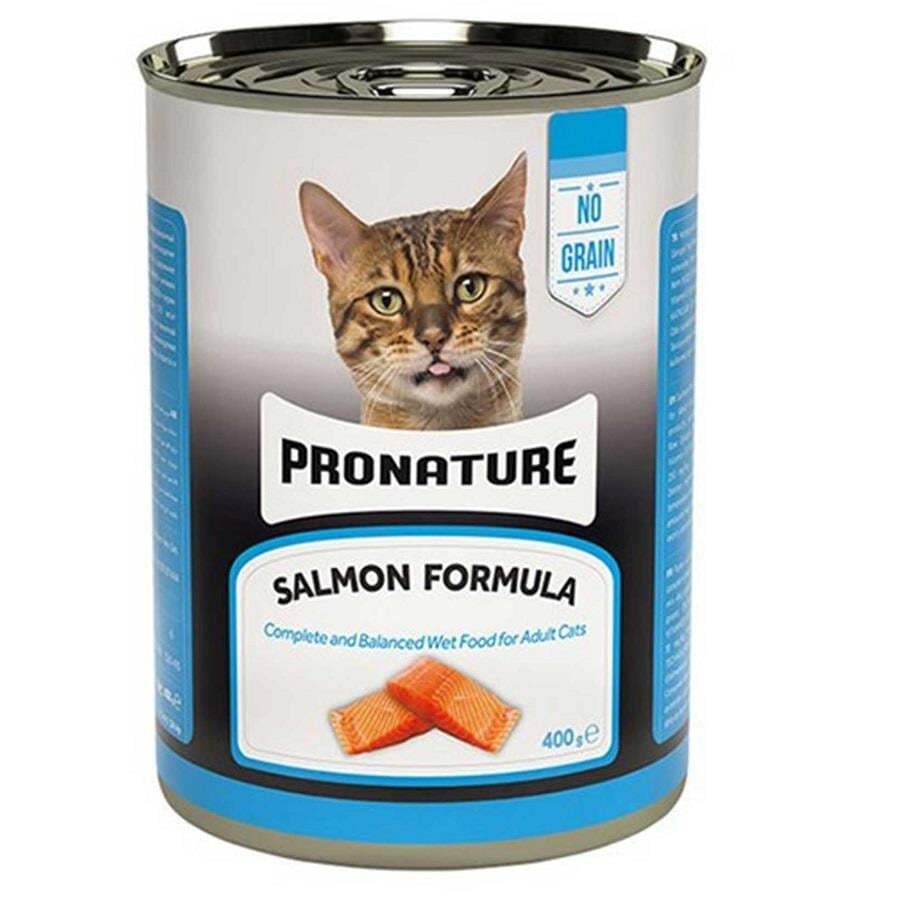 Pronature Tahılsız Somonlu Ezme Yetişkin Kedi Konservesi 400gr