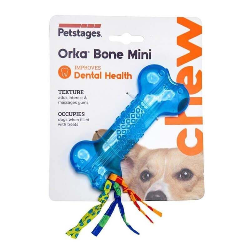 Petstages Mini ORKA Bone Kauçuk Küçük Irk Köpek Oyuncağı 10 Cm
