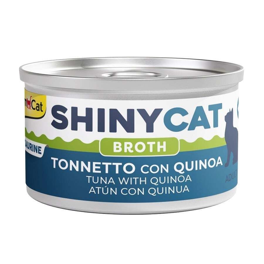 ShinyCat Soslu Ton Balıklı Ve Kinoalı Konserve Mama 70 Gr