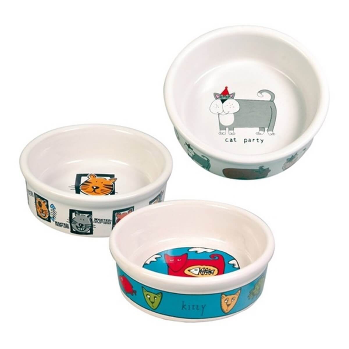 Trixie Kedi İçin Seramik Mama ve Su Kabı 0,2Ll-11cm
