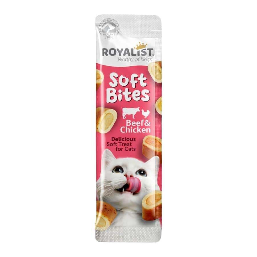 Royalist Soft Bites Beef & Chicken Kedi Ödül Maması 10 GR