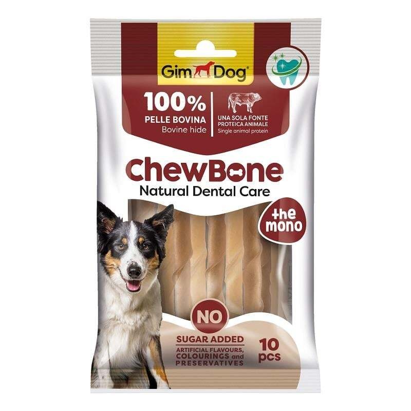 GimDog Chew Bones 10 Lu Burgu Kemik 80 Gr