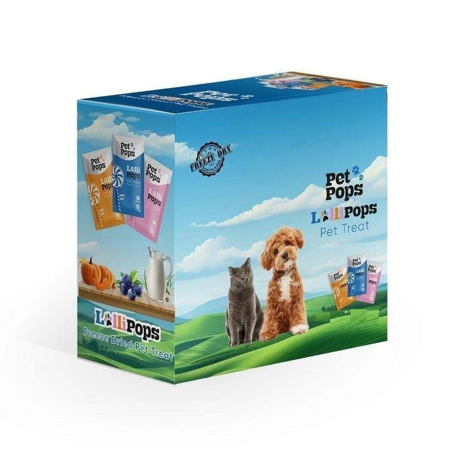 Pet Pops Kediler Ve Köpekler İçin Balkabaklı Lolipop 10 lu