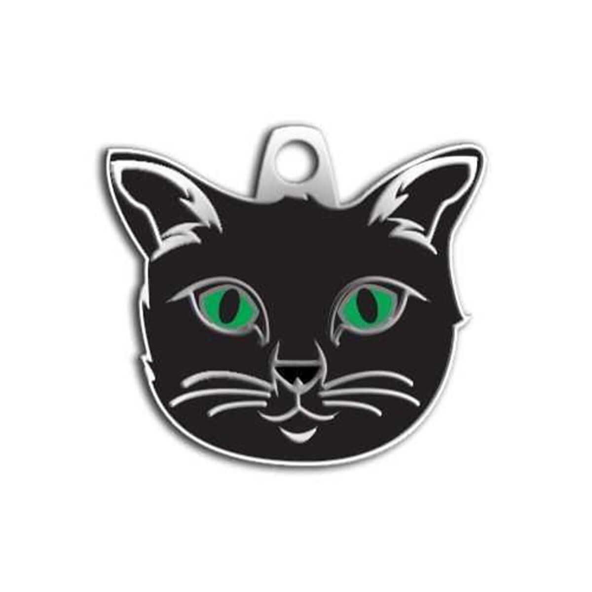 Dalis Pet Tag Siyah Renk Kedi Künyesi