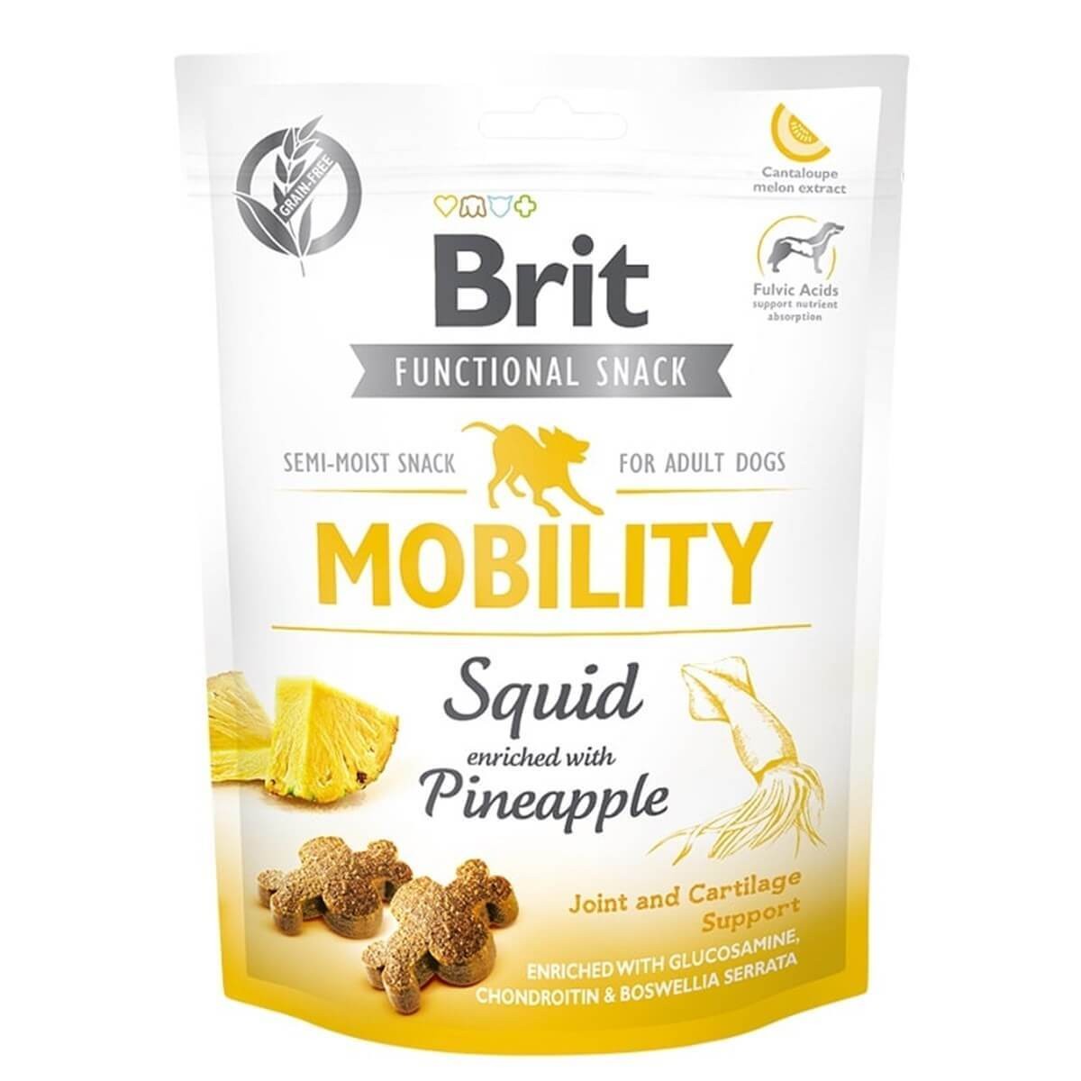 Brit Care Function Snack Mobility Kalamarlı Köpek Ödülü 150gr