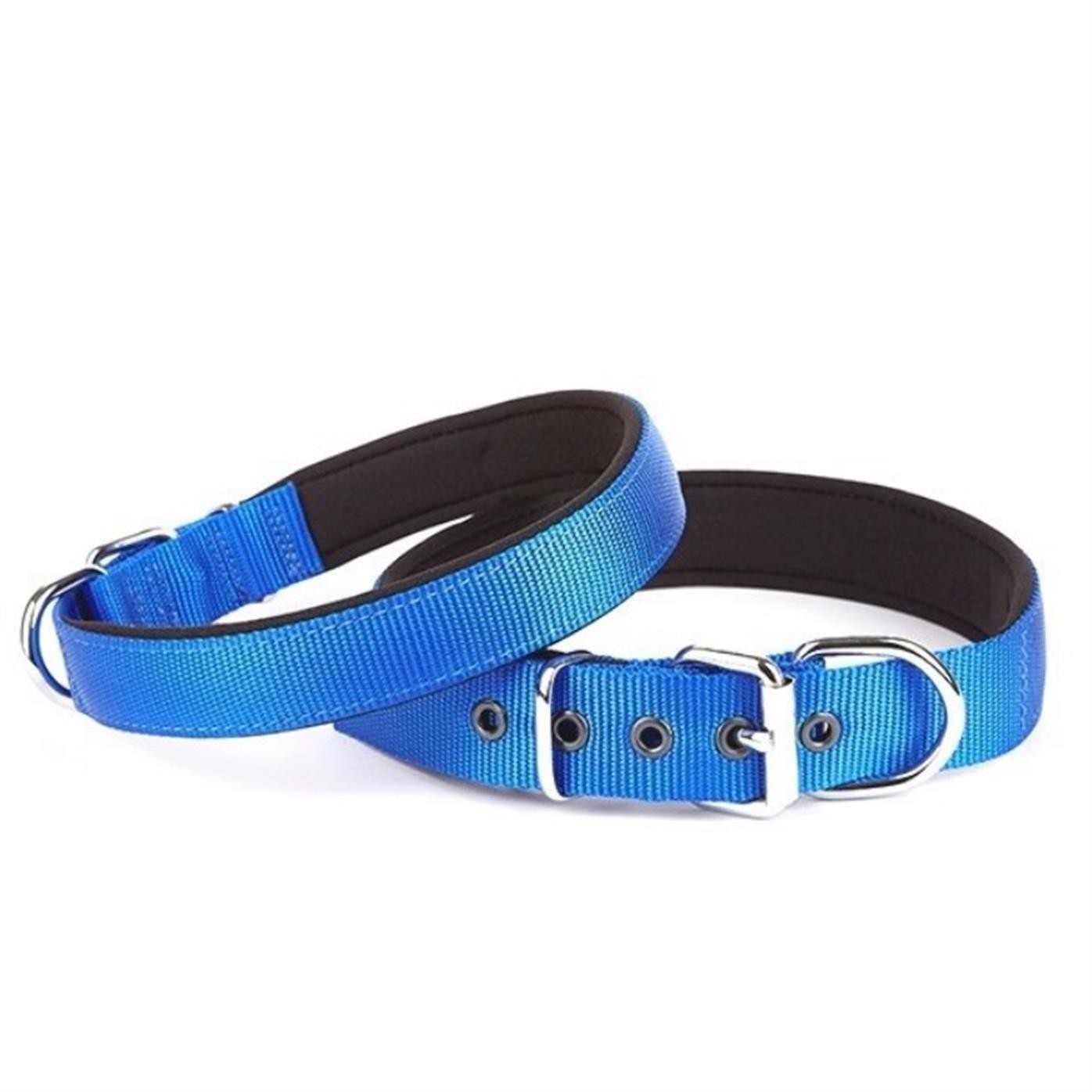 Doggie Comfort Yumuşak Dokuma Köpek Tasması S 2x30-35cm Mavi