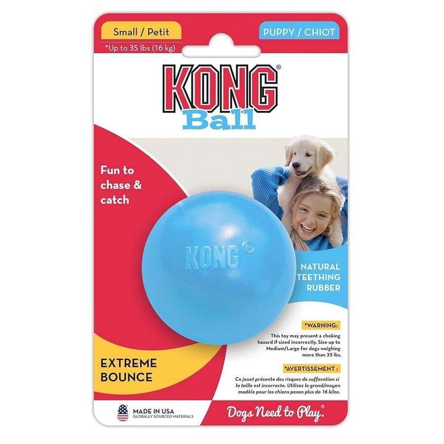 KONG Puppy Ball Delikli Top Yavru Köpek Oyuncağı Small