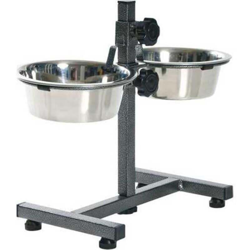 Playfull Ayaklı Ayarlanabilir Çelik Mama Kabı 1Qt 32 Oz