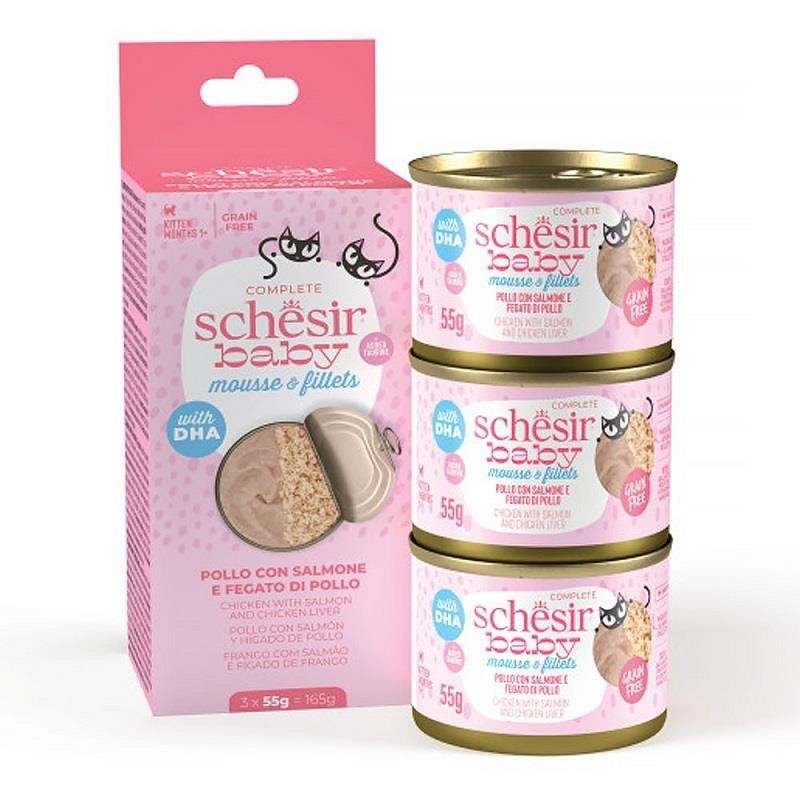 Schesir Babycat Yavru Kedi Konservesi 3x55gr