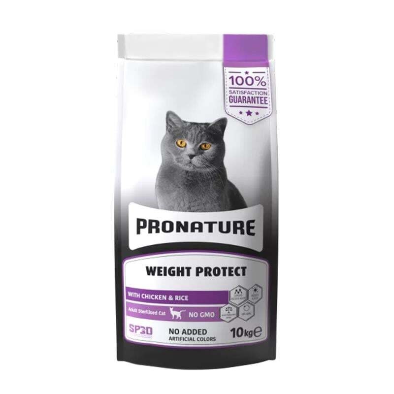 Pronature Tavuklu ve Pirinçli Kısırlaştırılmış Yetişkin Kedi Maması 10kg