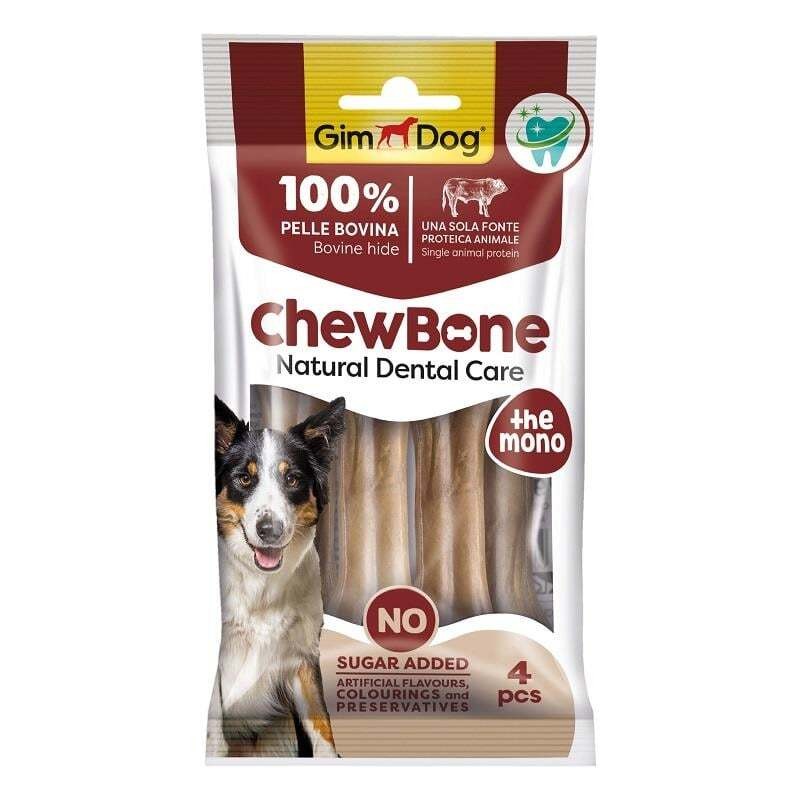 GimDog Chew Bones Press Köpek Çiğneme Kemiği 4 li 80 Gr