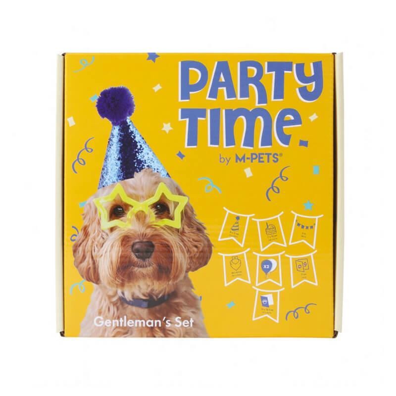 M-Pets Part Time Erkek Köpekler İçin Doğum Günü Seti