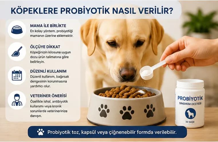 Köpeklere Probiyotik Nasıl Verilir?
