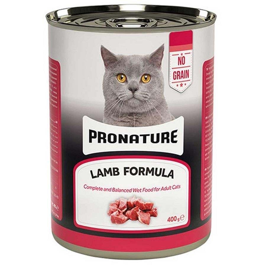 Pronature Tahılsız Kuzu Etli Ezme Yetişkin Kedi Konservesi 400gr