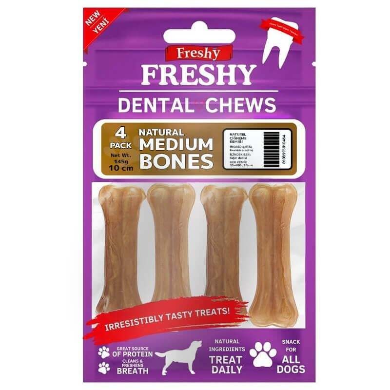 Freshy Dental Natural Kemik Medium 4 Adet