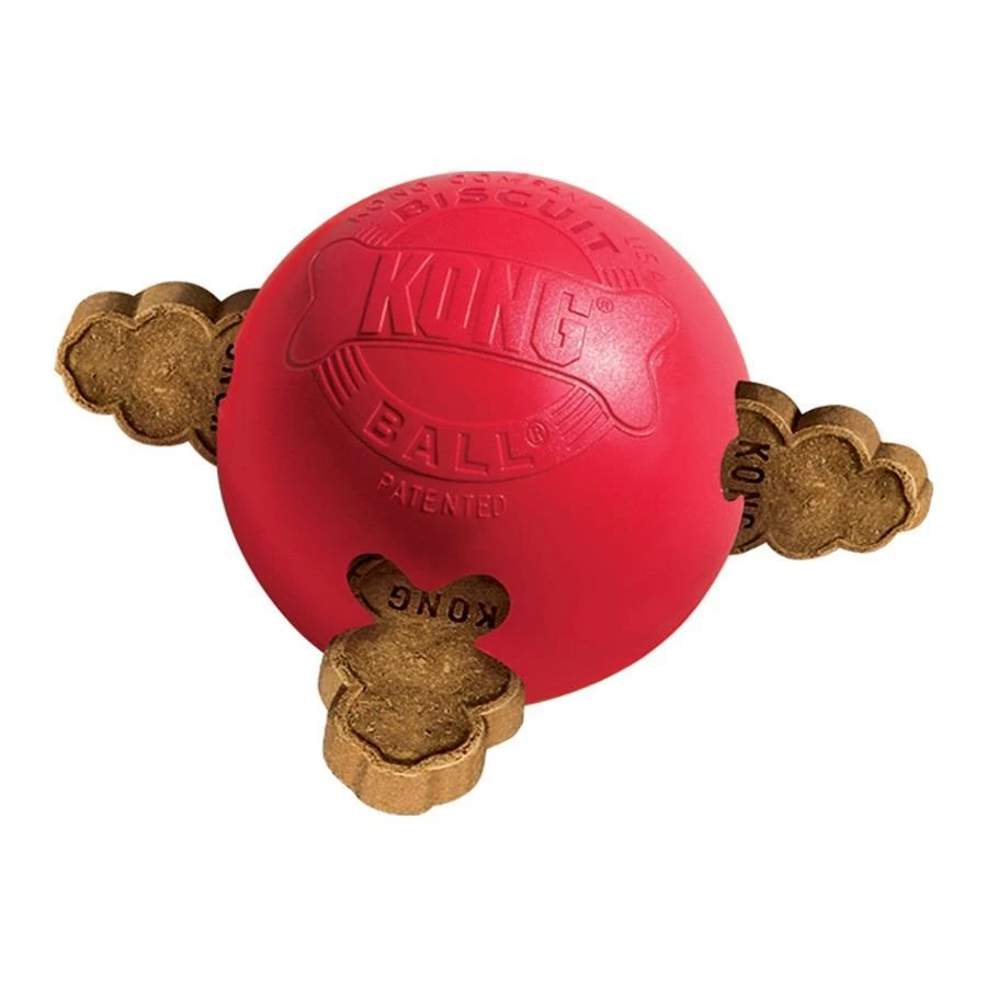 KONG Biscuit Ball Top Şeklinde Köpek Oyuncağı Small