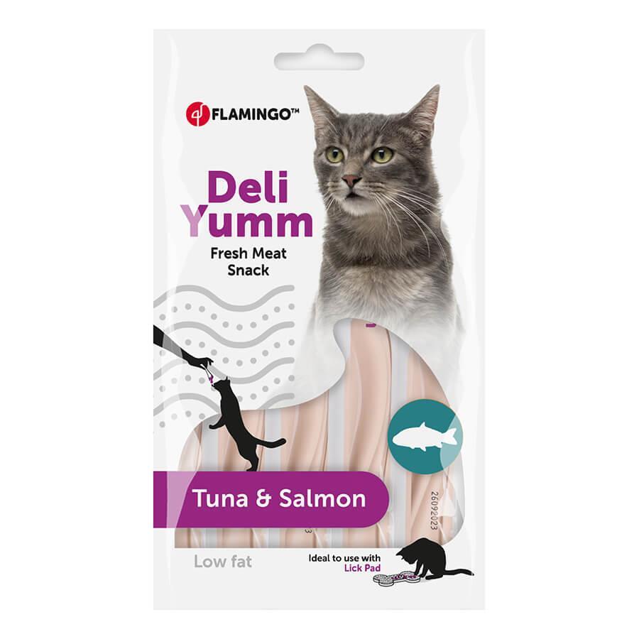 Flamingo Deli Yumm Tuna ve Somonlu Likit Köpek Ödülü 90gr