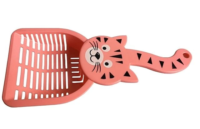 Süzgeç Kum Temizleme Küreği - Somon