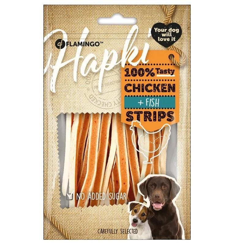 Flamingo Tavuk ve Balik Etli Serit Köpek Ödül Mamasi 85 gr