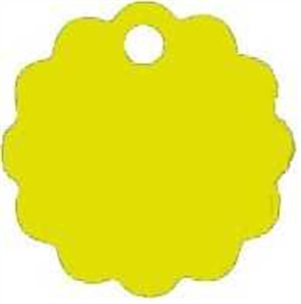 Petag Aluminium Pet İsimliği Altın Sarısı papatya Şekilli Büyük