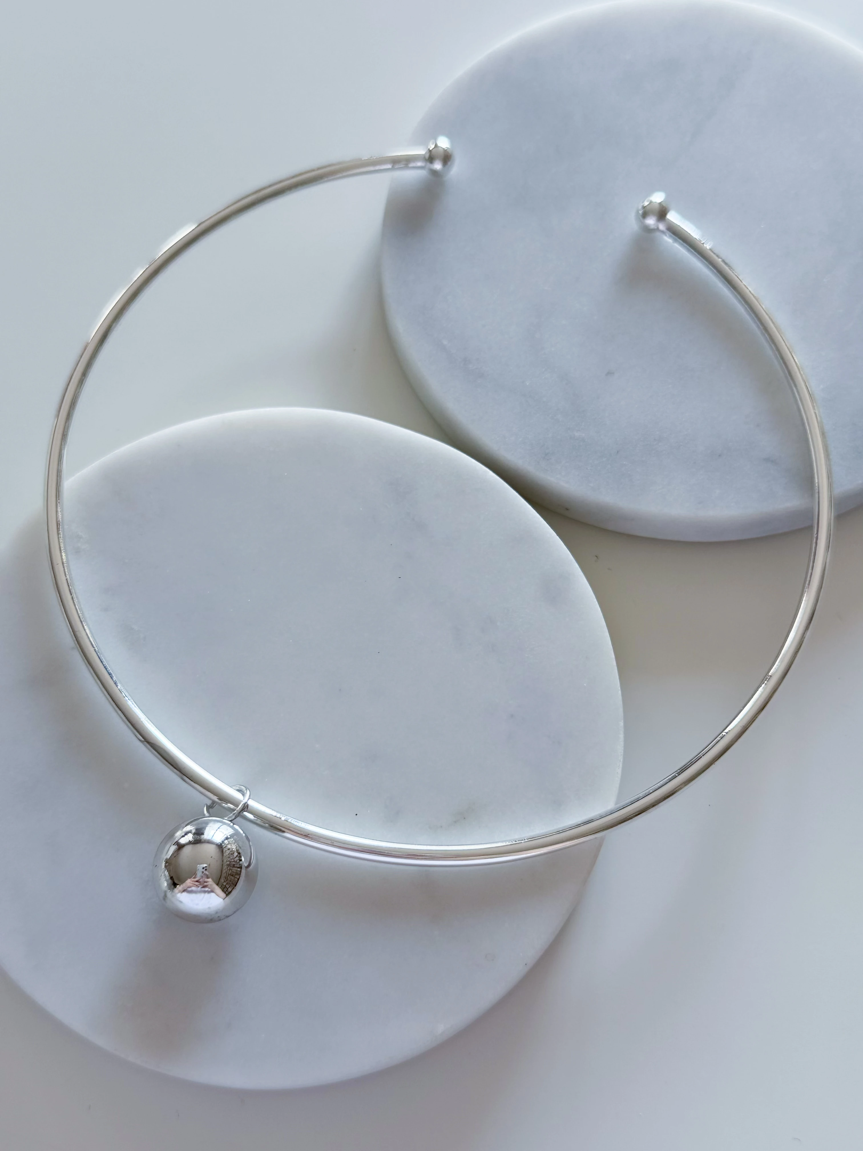 TOPÇUK CHOKER KOLYE