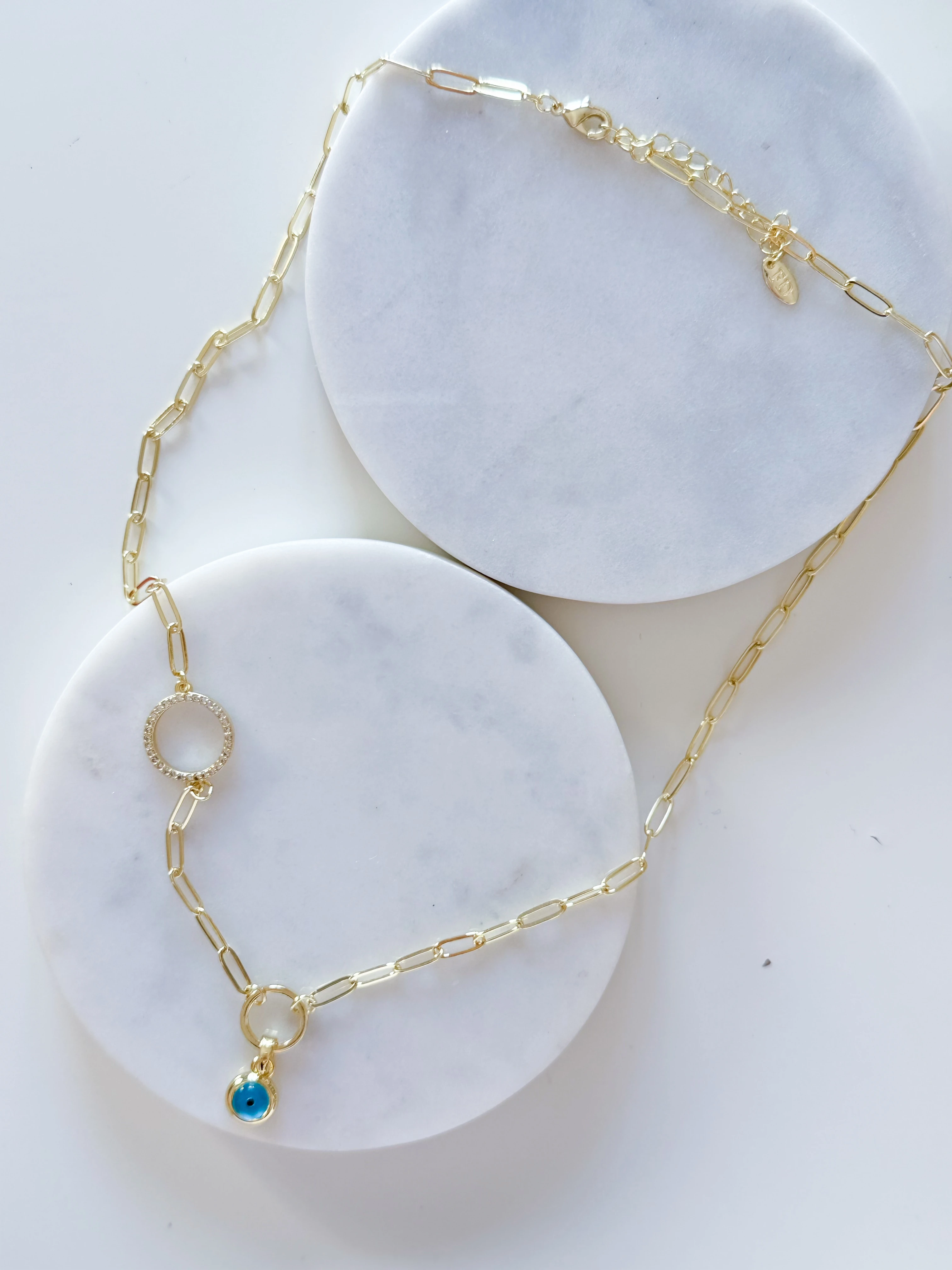 ÖZEL SERİ NAZAR-DAİRE KOLYE