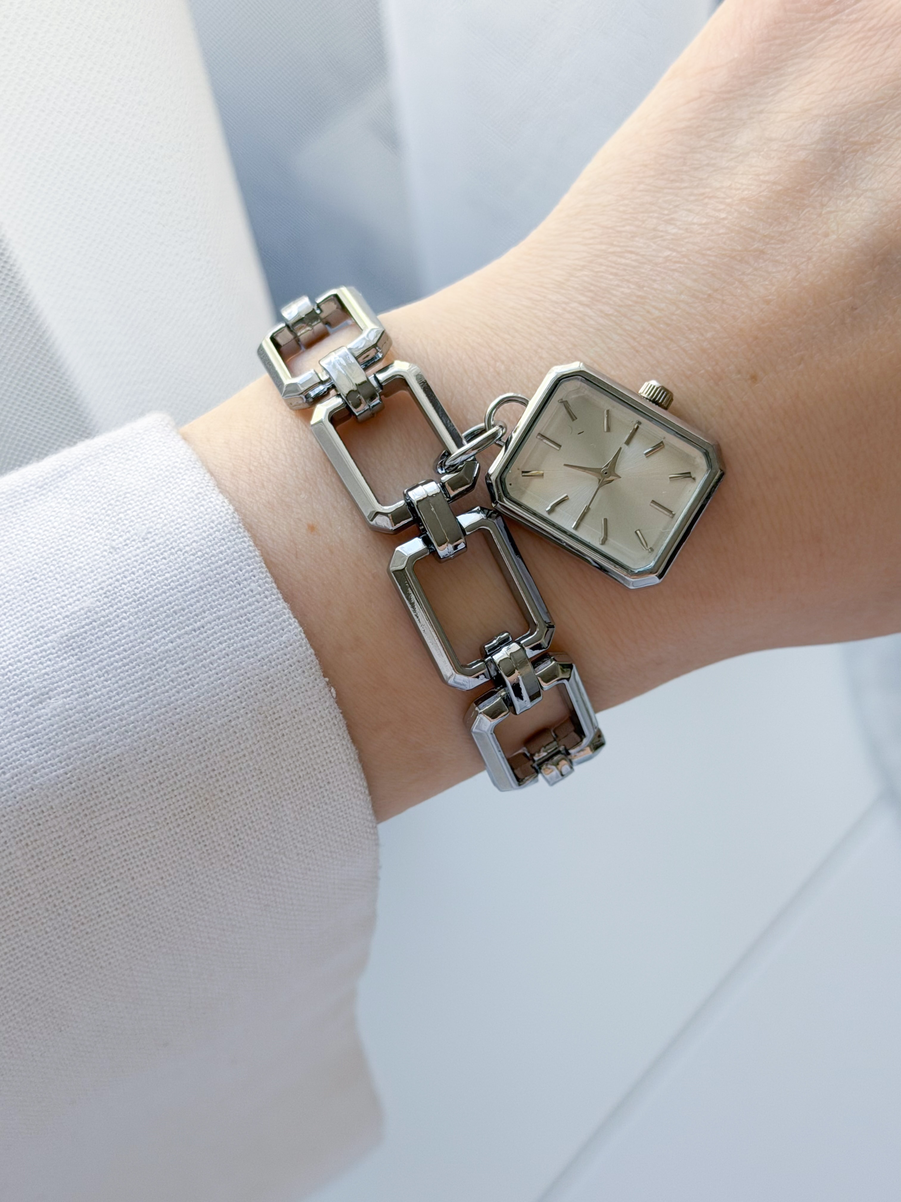 ÇELİK CHARM SAAT - silver