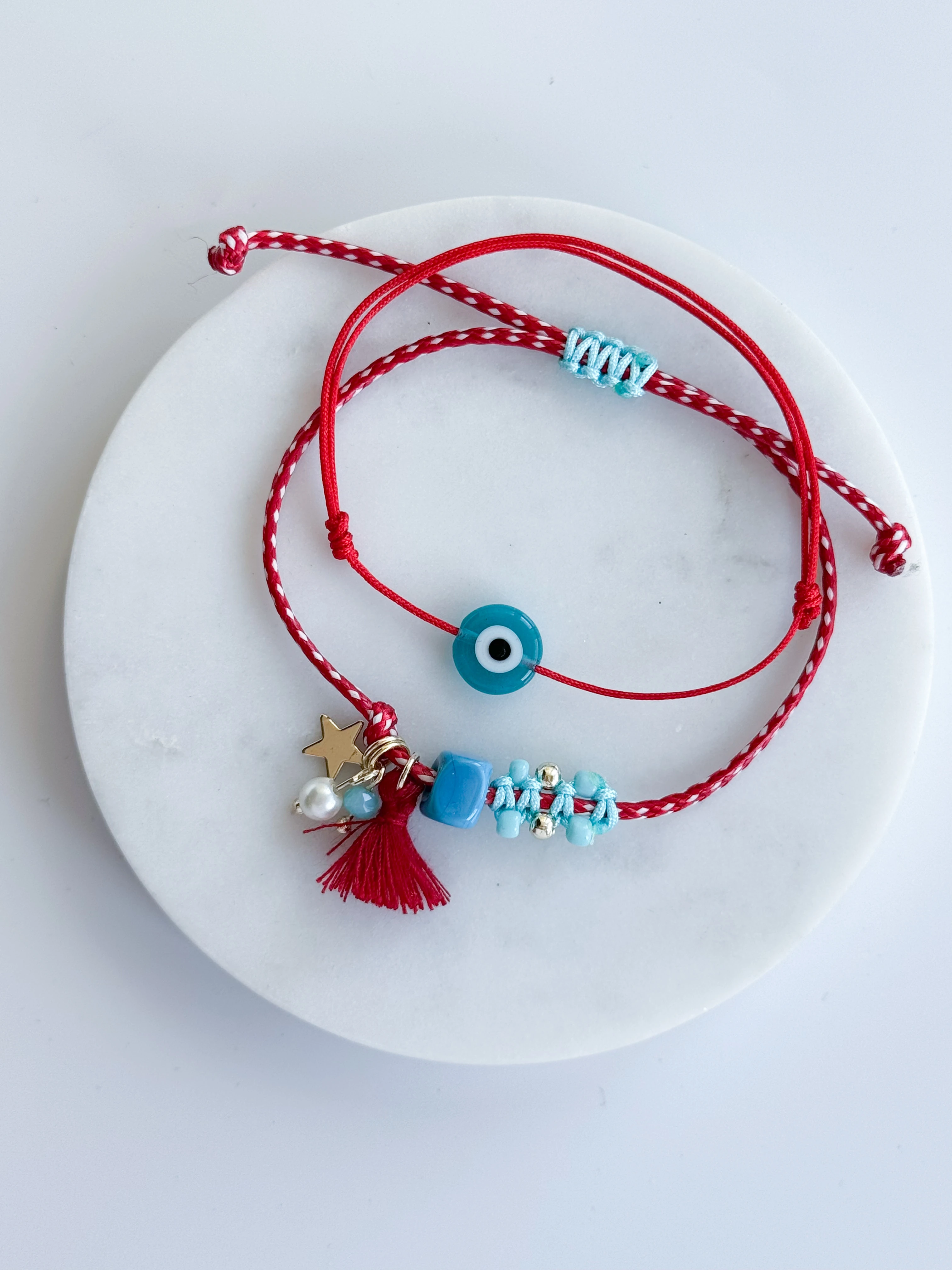 MAVİ BONCUK-PÜSKÜL CHARM MARTENİÇKA