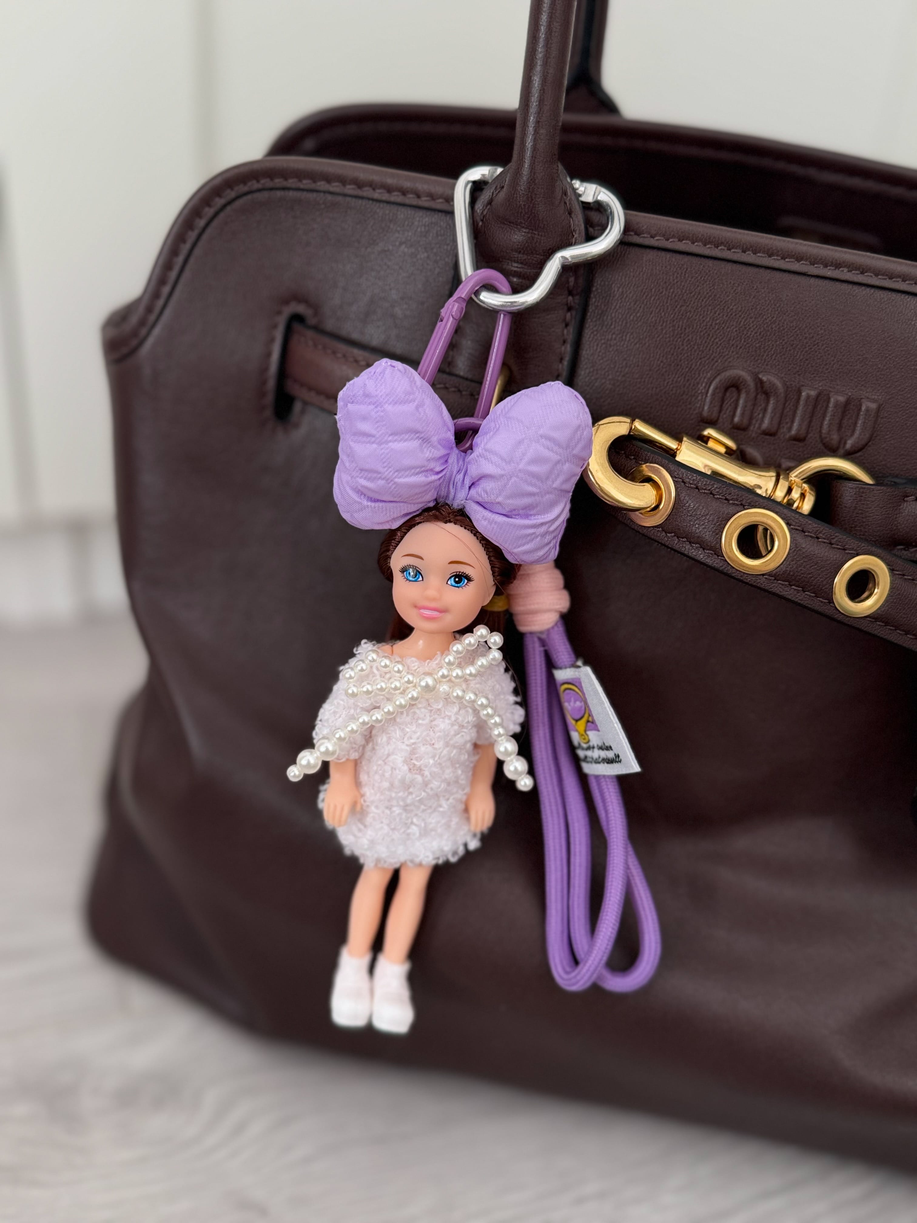 FİYONK BEBEK ÇANTA CHARM - mor