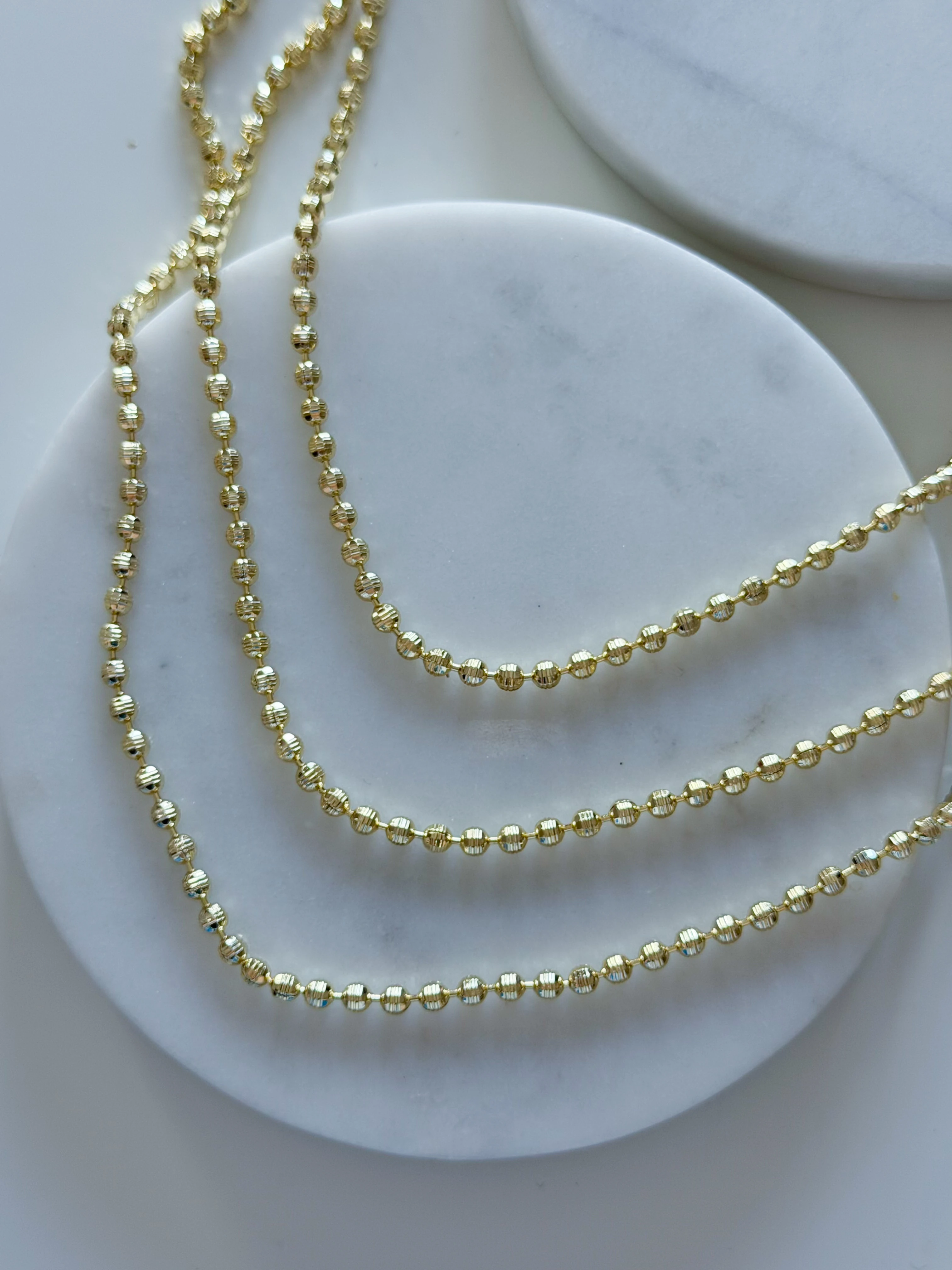 ÖZEL SERİ LAZER TOPÇUK 3LÜ KOLYE