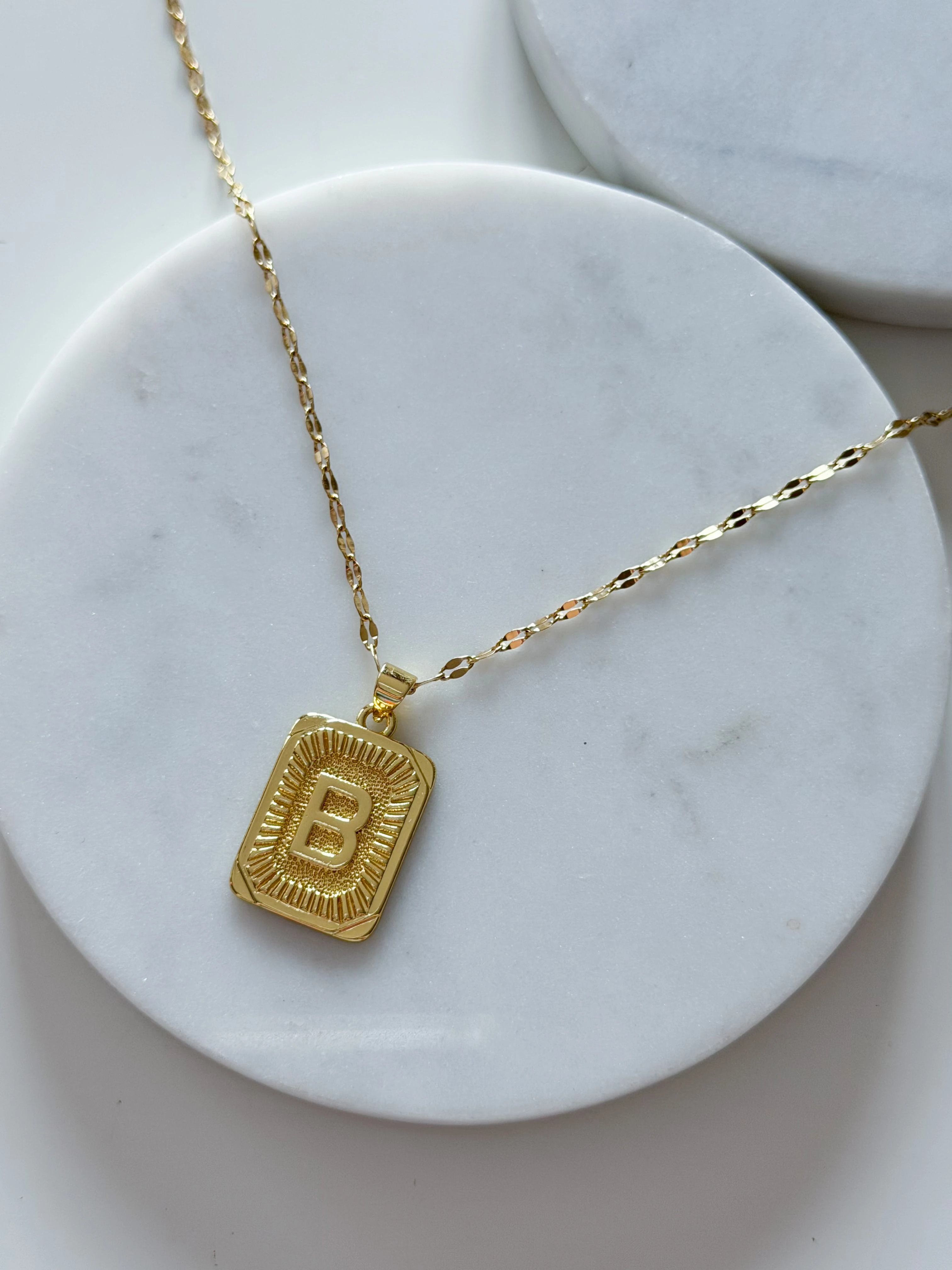 ÇELİK VİNTAGE HARF KOLTE - B