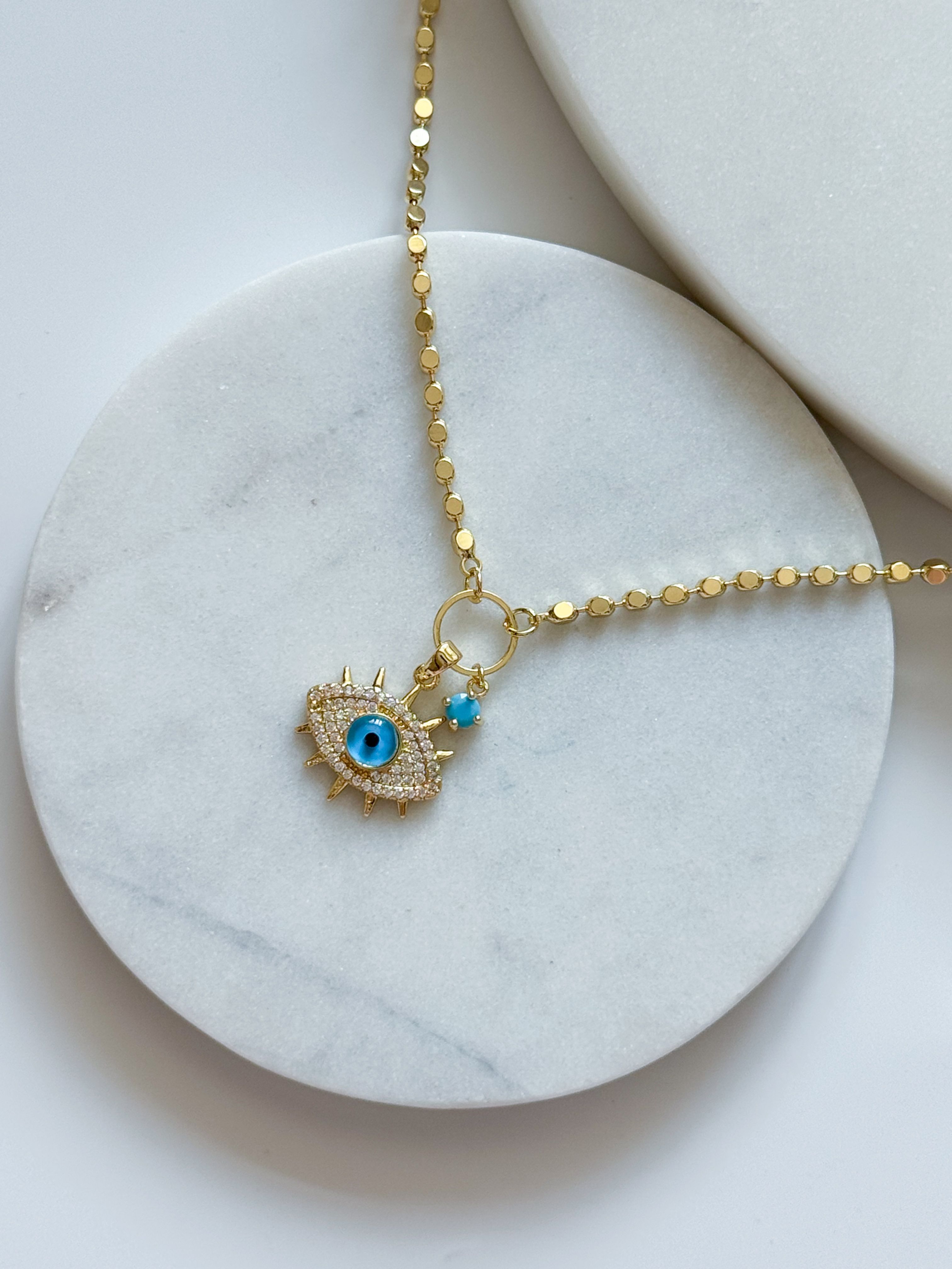 ÖZEL SERİ GÖZ  CHARM KOLYE