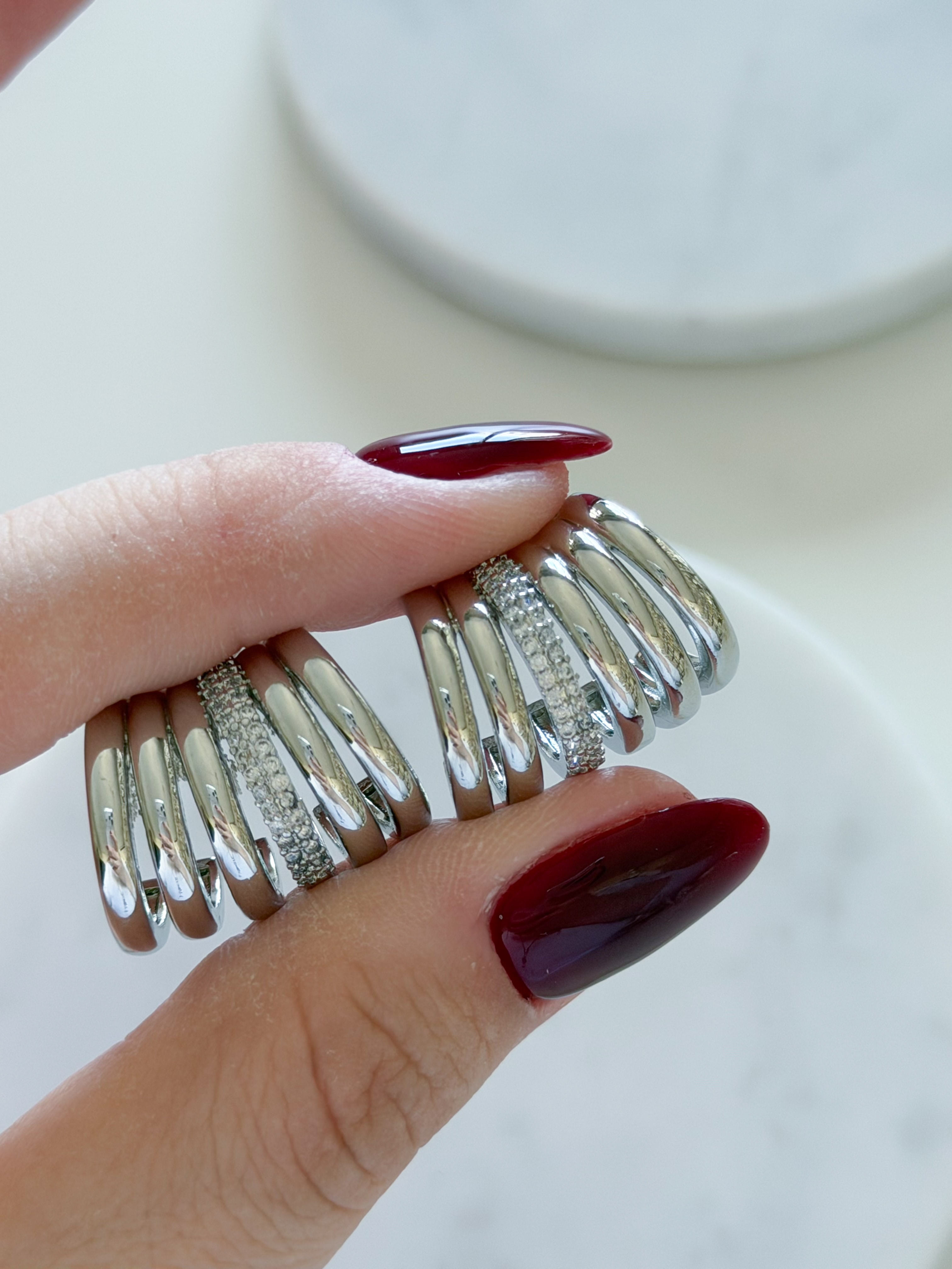 ÇOKLU GÖRÜNÜM KÜPE - silver