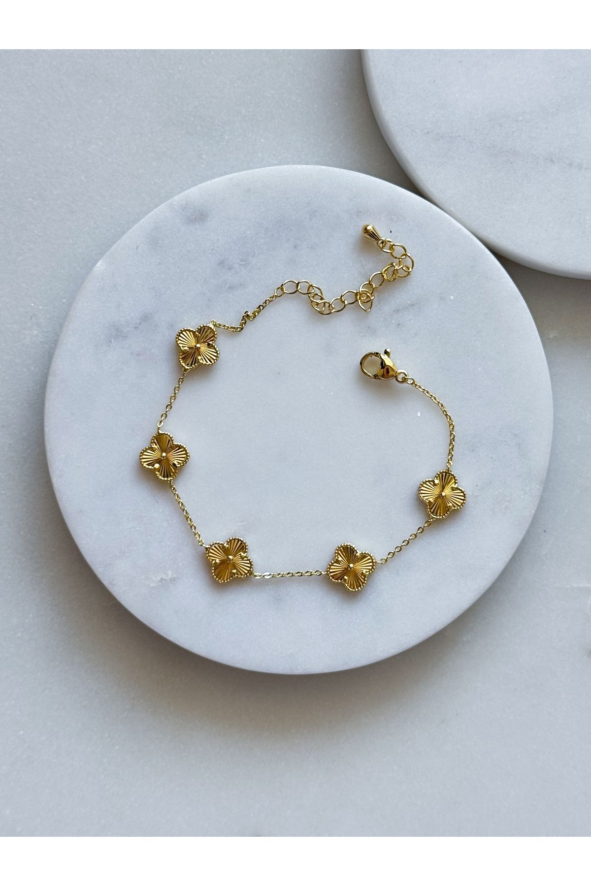 ÇELİK GOLD YONCA BİLEKLİK